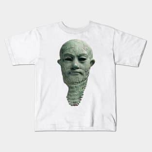 Akkadian Head (MET Museum) Kids T-Shirt